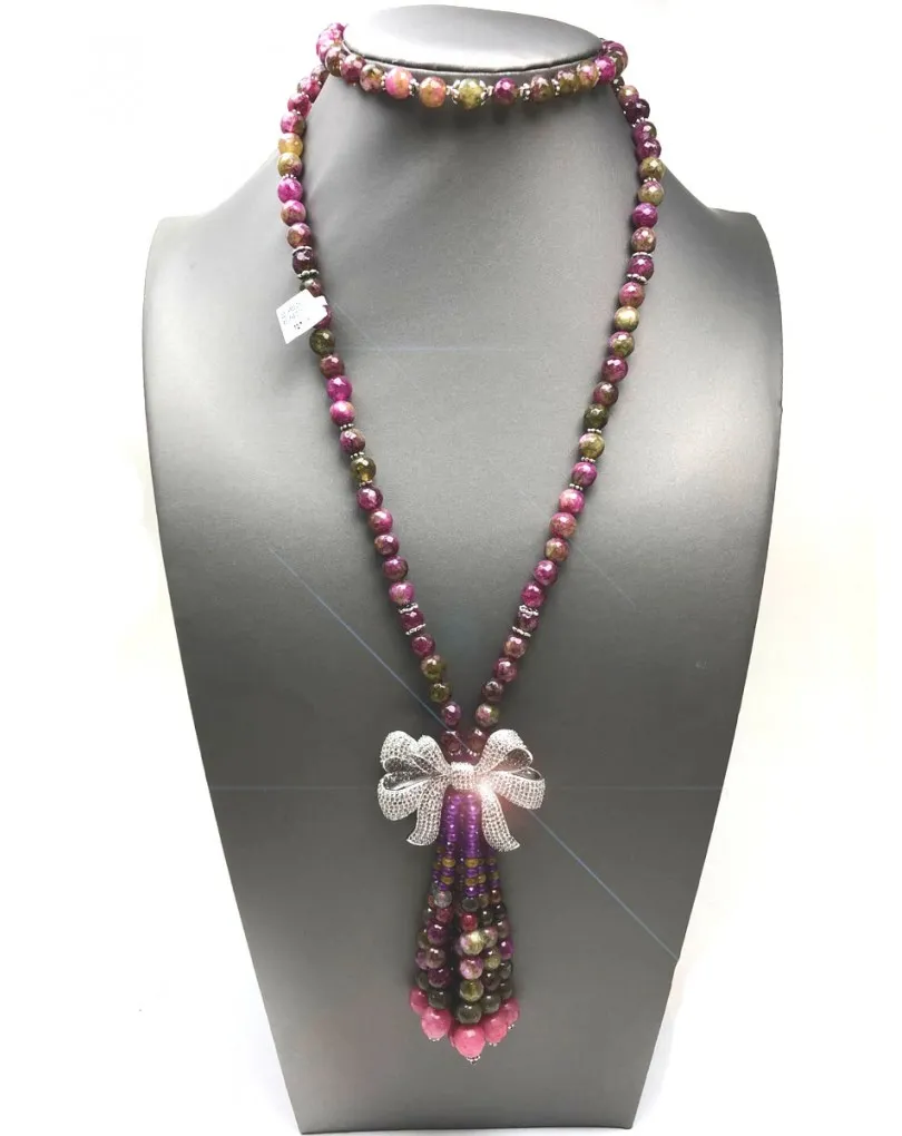 COLLARES DE PIEDRAS CON PRECIOSA CASCADA PARA TU OUTFIT DE VESTIR