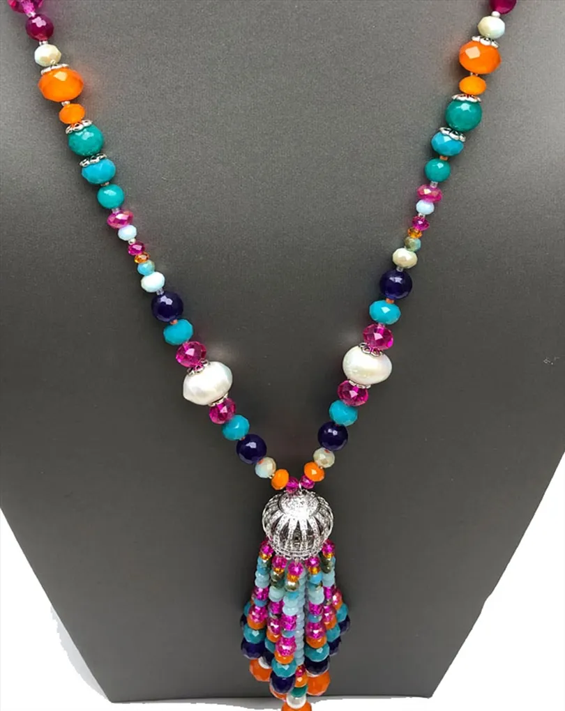 COLLARES LARGOS BONITOS PARA DAR A TU OUTFIT TU TOQUE ESPECIAL