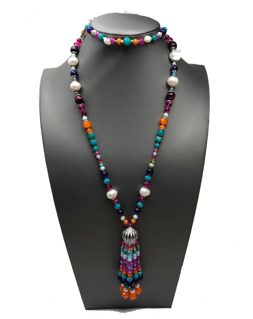 COLLARES LARGOS BONITOS PARA DAR A TU OUTFIT TU TOQUE ESPECIAL