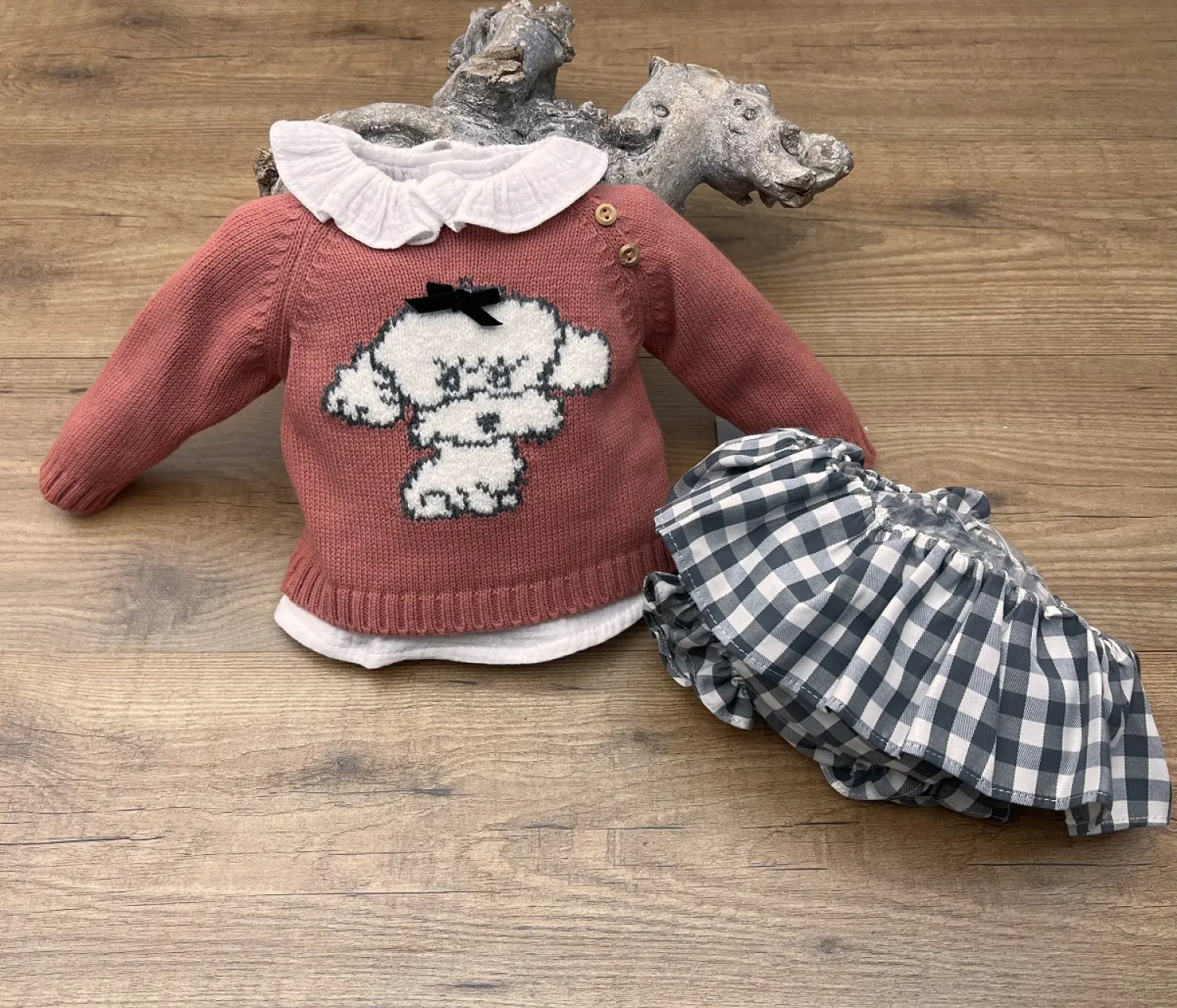 Conjunto para niña de tres piezas Colección Marilyn