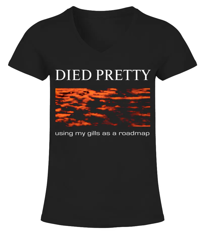 Died Pretty BK (7) Camiseta cuello pico Mujer