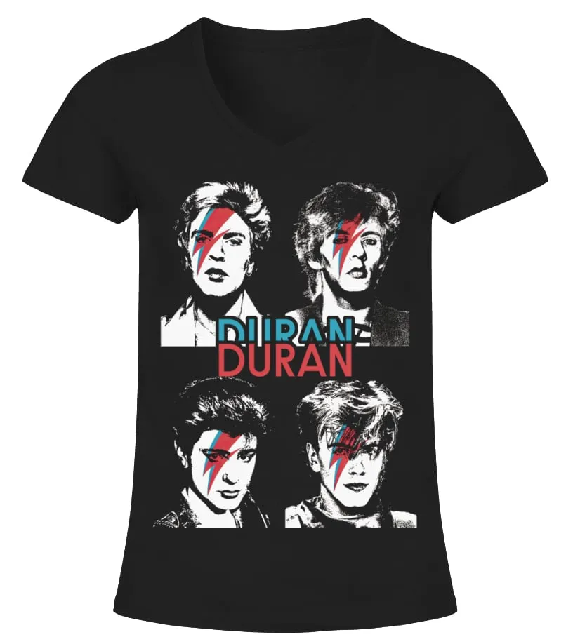 Duran Duran BK (28) Camiseta cuello pico Mujer