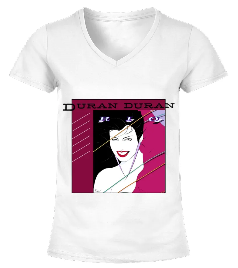 Duran Duran WT (1) Camiseta cuello pico Mujer