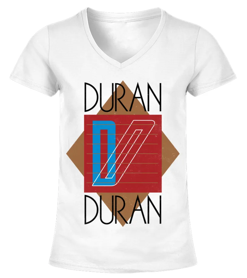 Duran Duran WT (8) Camiseta cuello pico Mujer