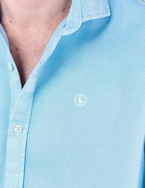 El Ganso Garment Camisa Lisa azul para hombre
