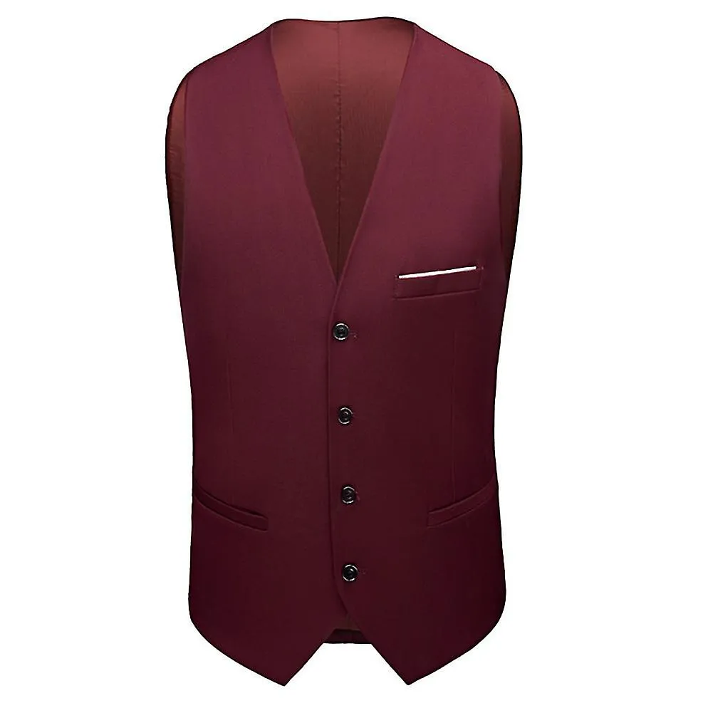 Esmoquin de 3 piezas para hombre Trajes de negocios Blazer & Vest & Pants