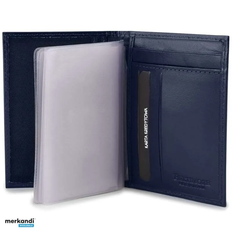 Estuche de cuero para bolígrafos Beltimore rojo G91