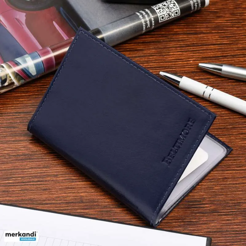 Estuche de cuero para bolígrafos Beltimore rojo G91