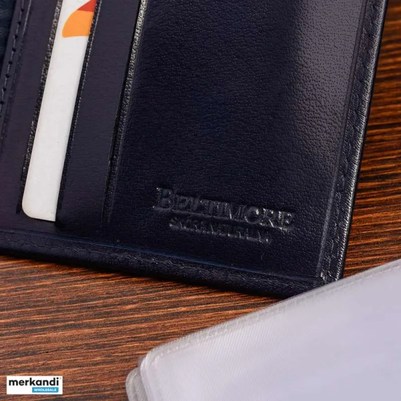 Estuche de cuero para bolígrafos Beltimore rojo G91