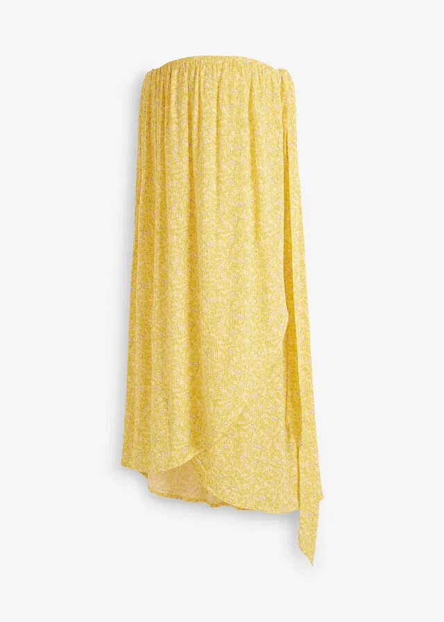 Falda premamá Amarillo claro con flores