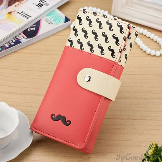 Fashion Funny Beard Printed Wallet