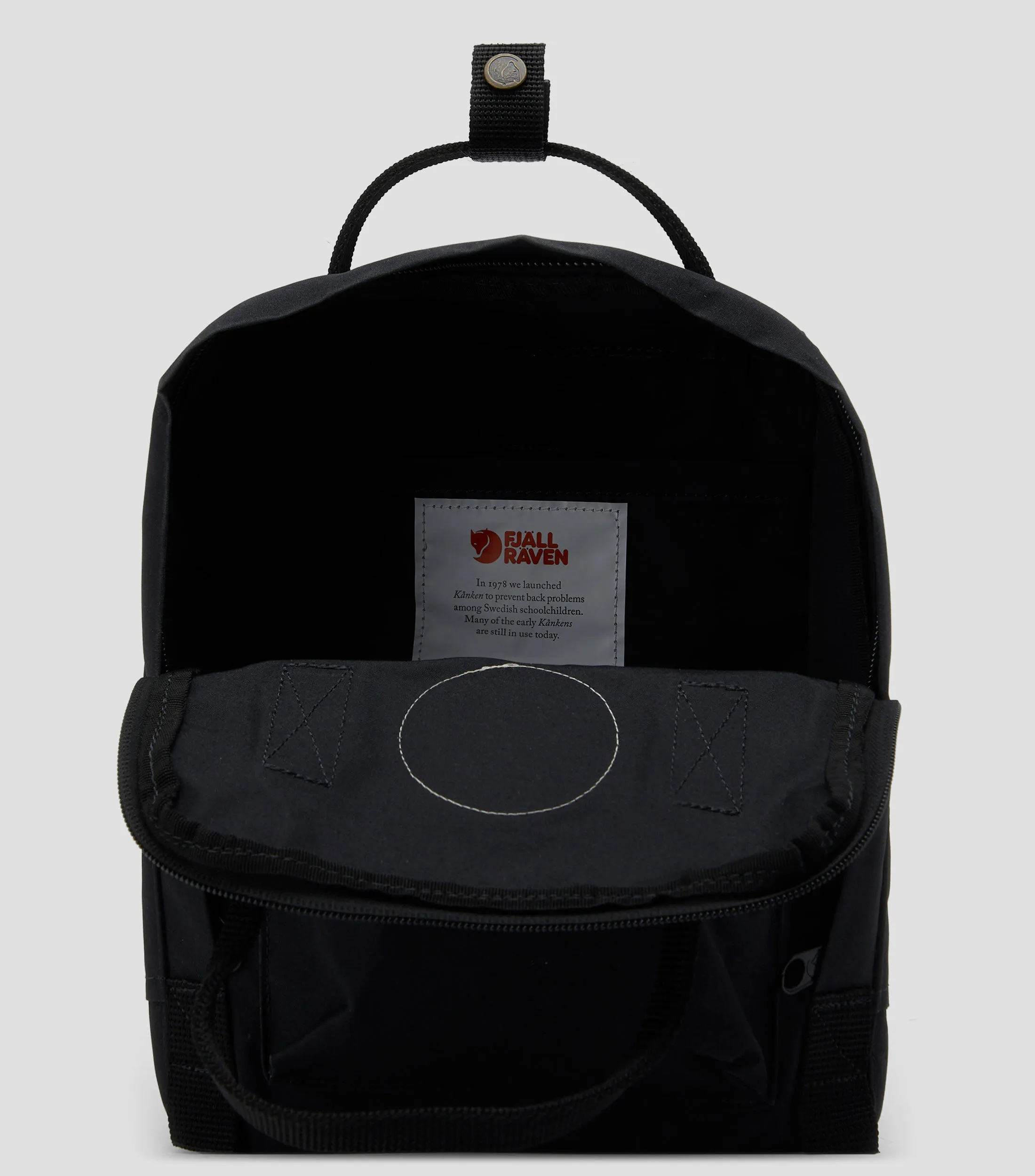 Fjällräven Bolso Backpack mini negro Kanken Artic Mujer