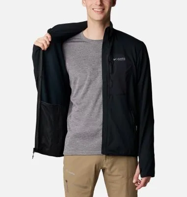 Forro polar con diseño de cuadrícula con Triple Canyon™ para hombre