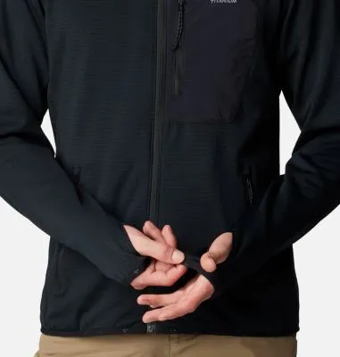 Forro polar con diseño de cuadrícula con Triple Canyon™ para hombre