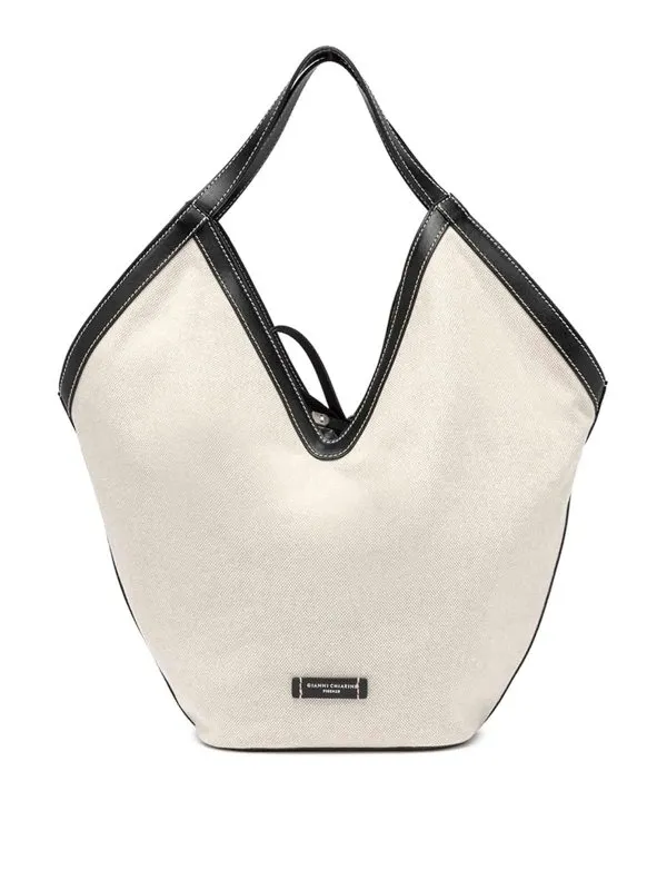 GIANNI CHIARINI BOLSO SHOPPING  AMARILLO CLARO