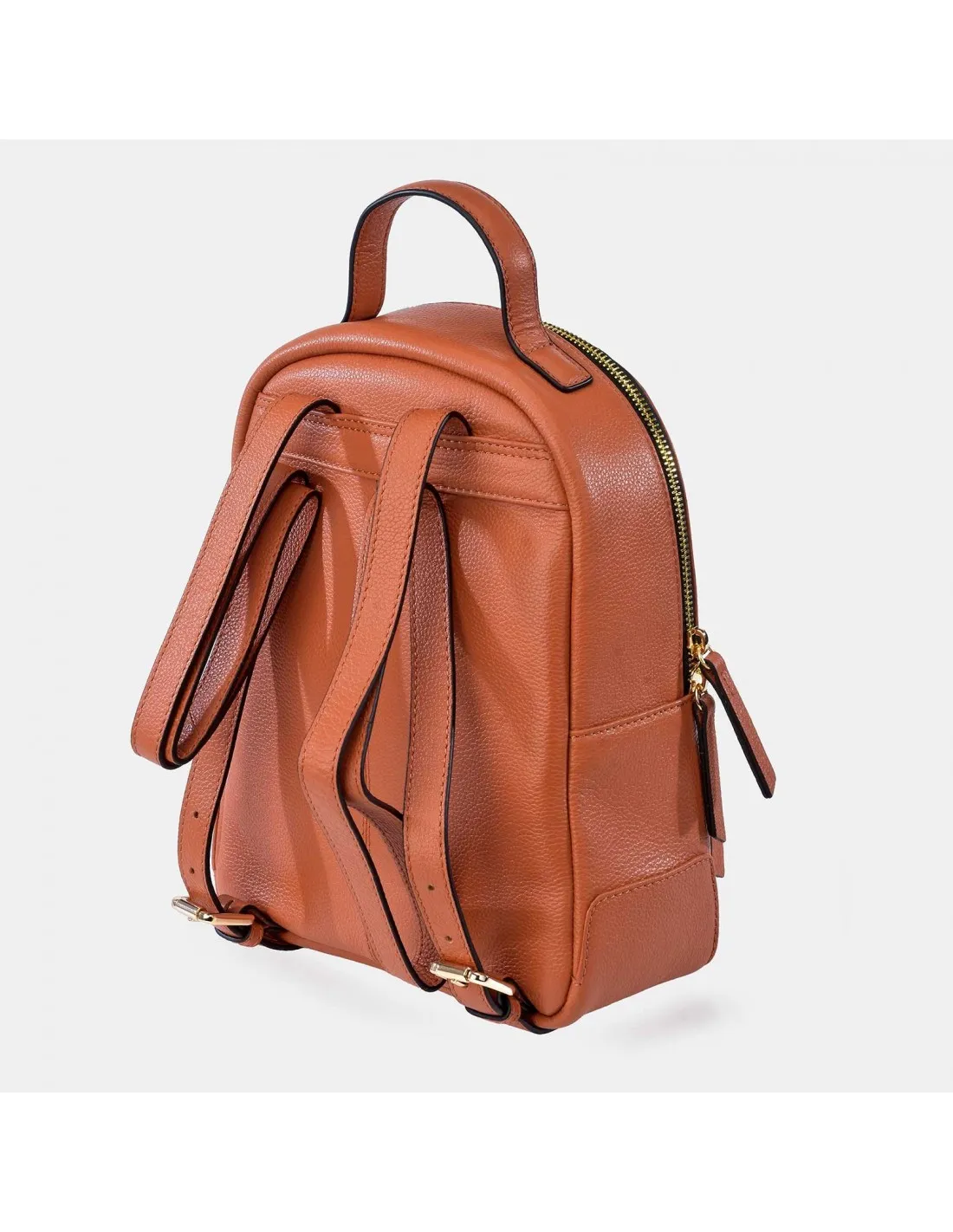 GUY LAROCHE mochila piel grano mujer tirantes y cremalleras