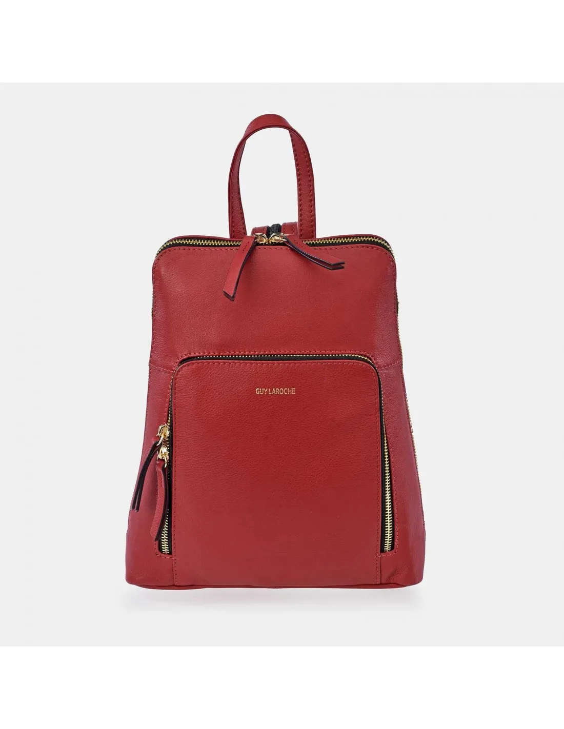 GUY LAROCHE mochila piel mujer tirantes con cremallera