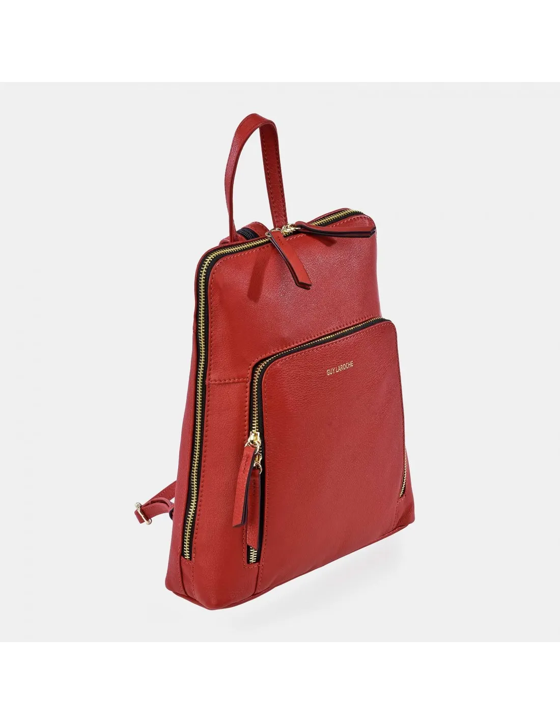 GUY LAROCHE mochila piel mujer tirantes con cremallera