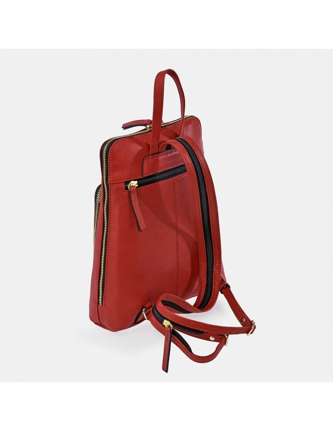 GUY LAROCHE mochila piel mujer tirantes con cremallera