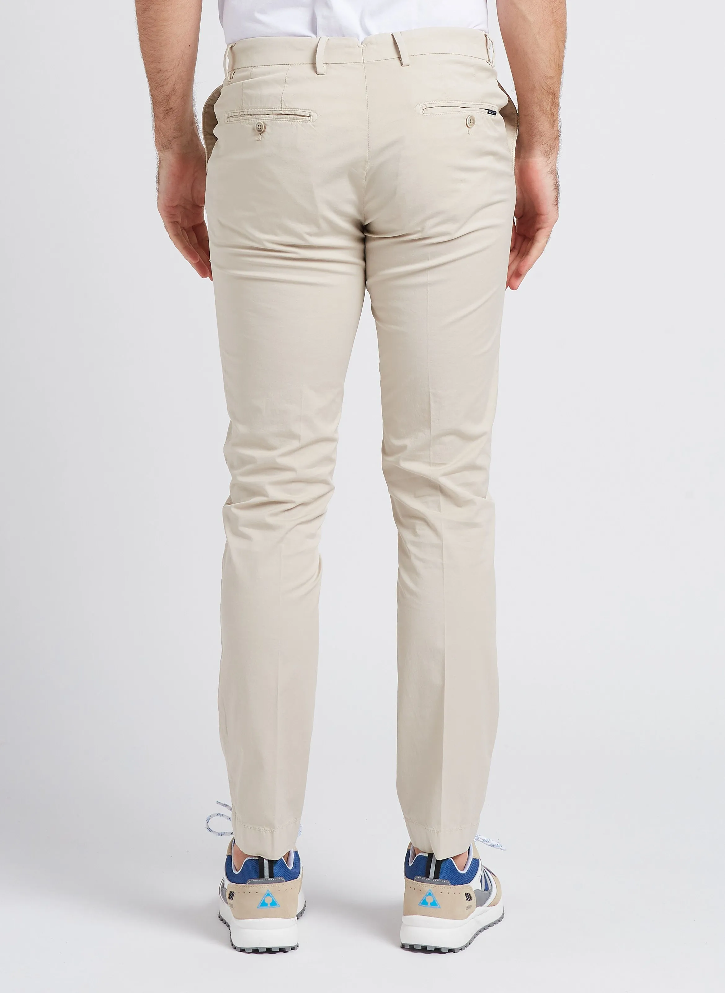 HACKETT Pantalón chino de mezcla de algodón en beige