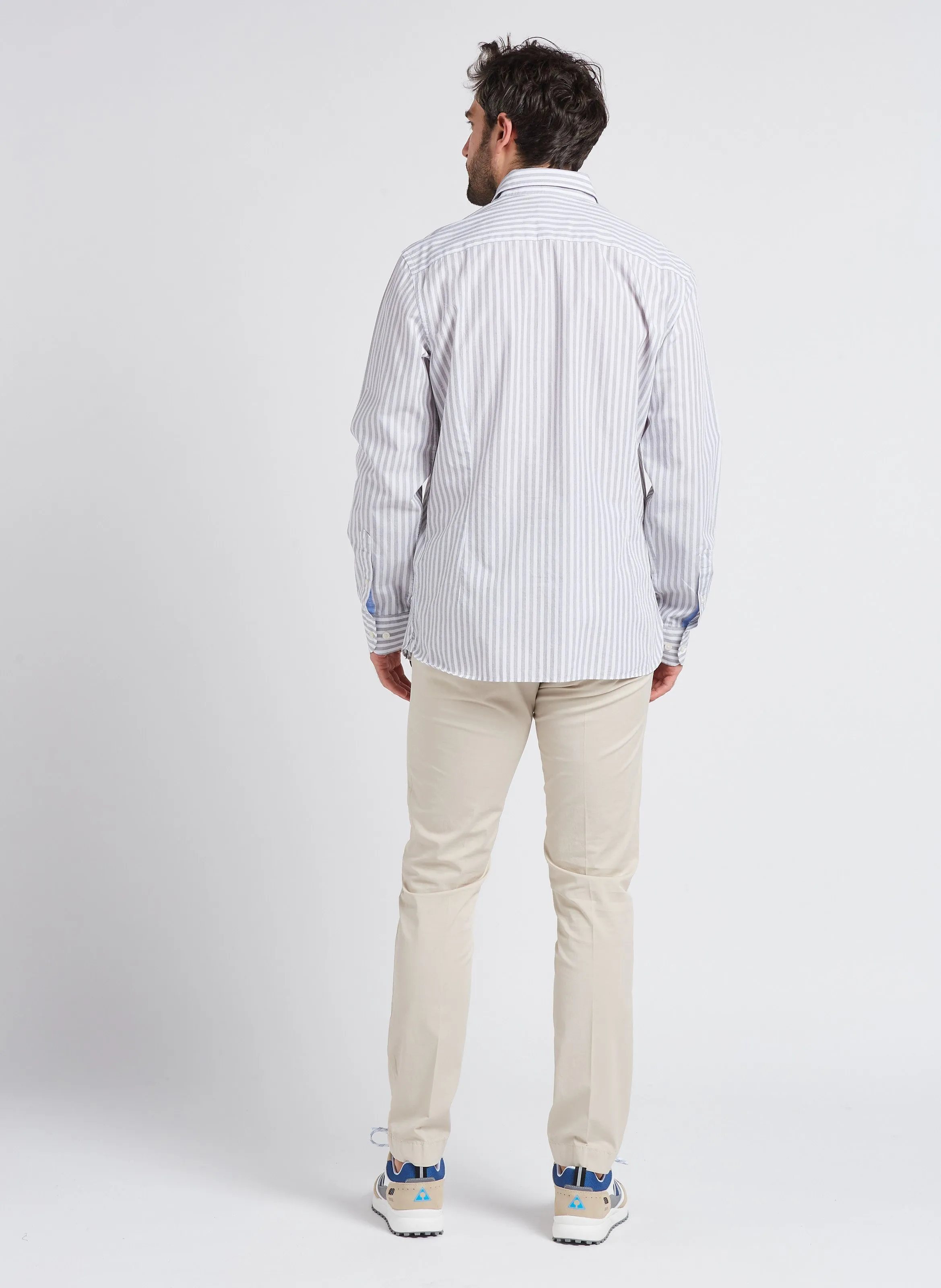 HACKETT Pantalón chino de mezcla de algodón en beige