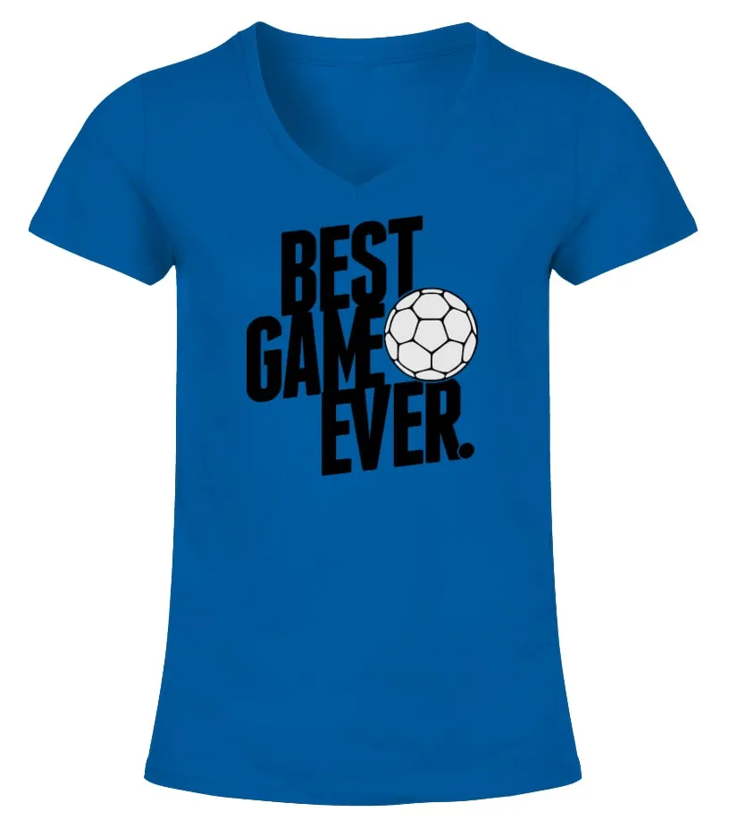 HANDBALL  BEST GAME EVER 1 CAMISETA CUELLO PICO MUJER