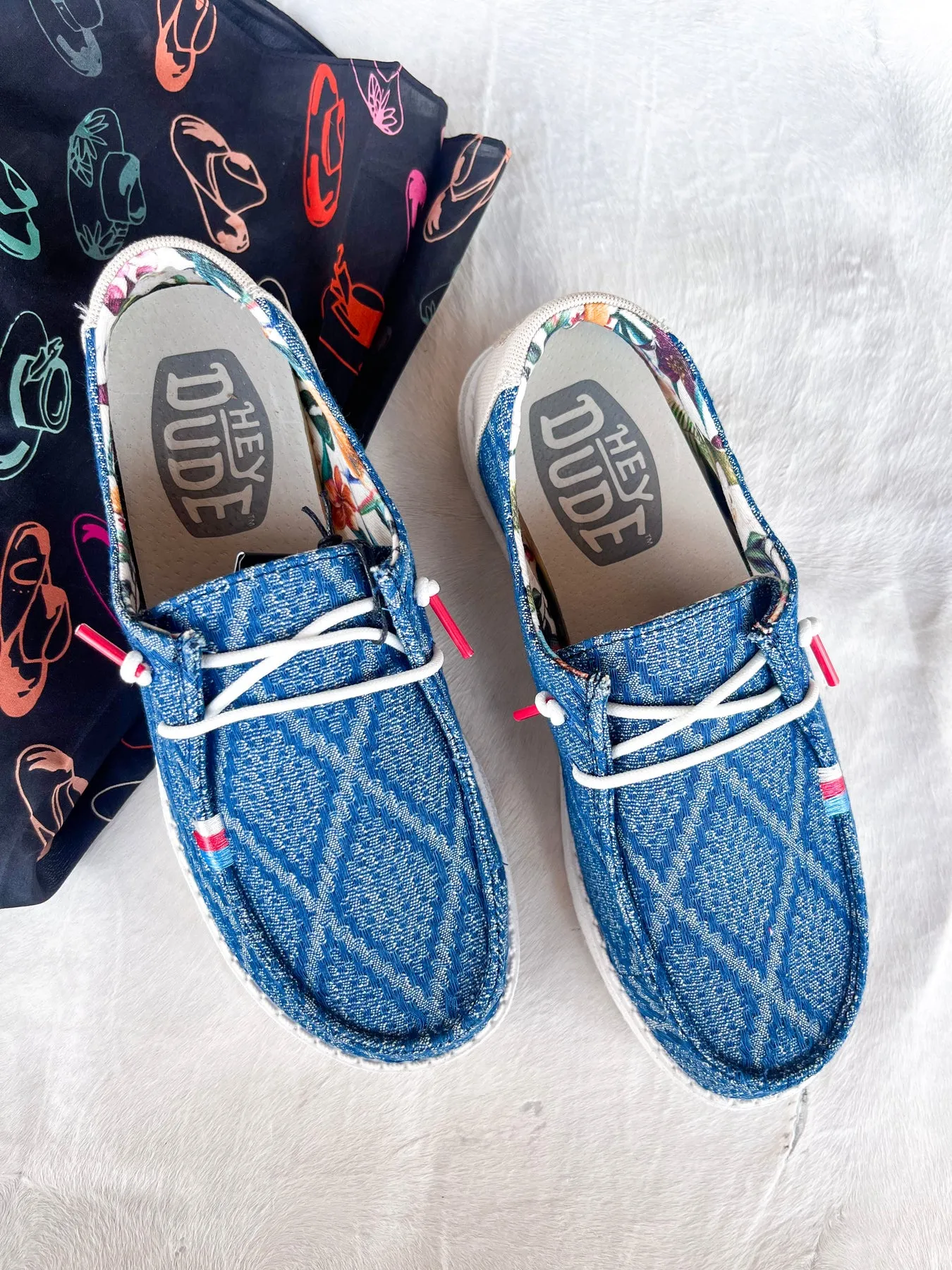 HEY DUDE WENDY BOHO TRUE BLUE PARA MUJER