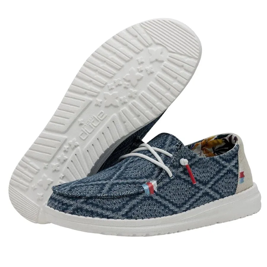 HEY DUDE WENDY BOHO TRUE BLUE PARA MUJER