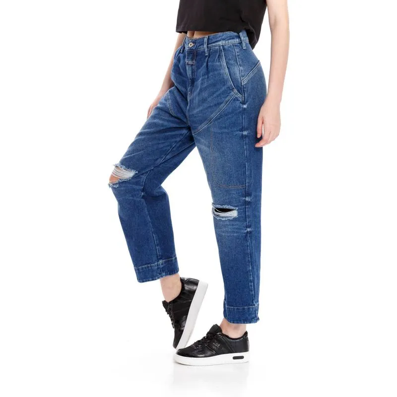 Jean Rigido Para Mujer Jean Denisse