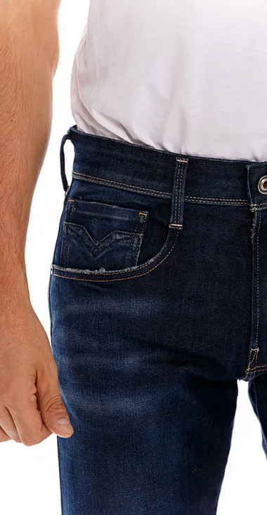 Jean Stretch Para Hombre Anbass Replay 23934