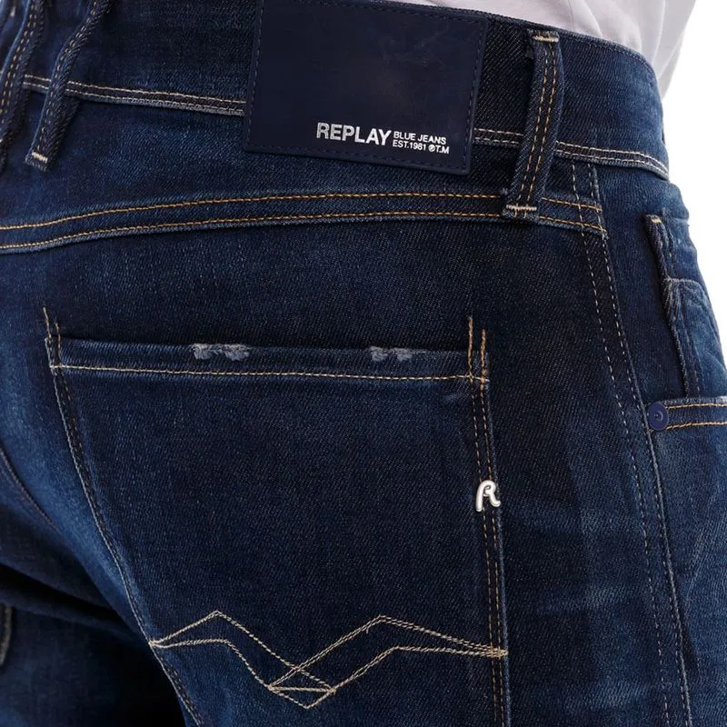 Jean Stretch Para Hombre Anbass Replay 23934