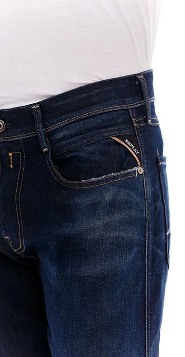 Jean Stretch Para Hombre Anbass Replay 23934