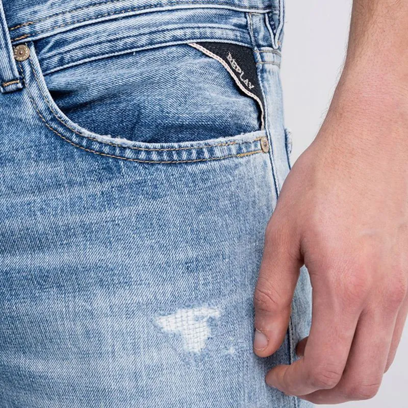 Jean Stretch Para Hombre Grover Replay 52696