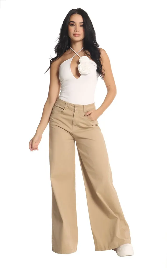Jean Wide Leg Drill