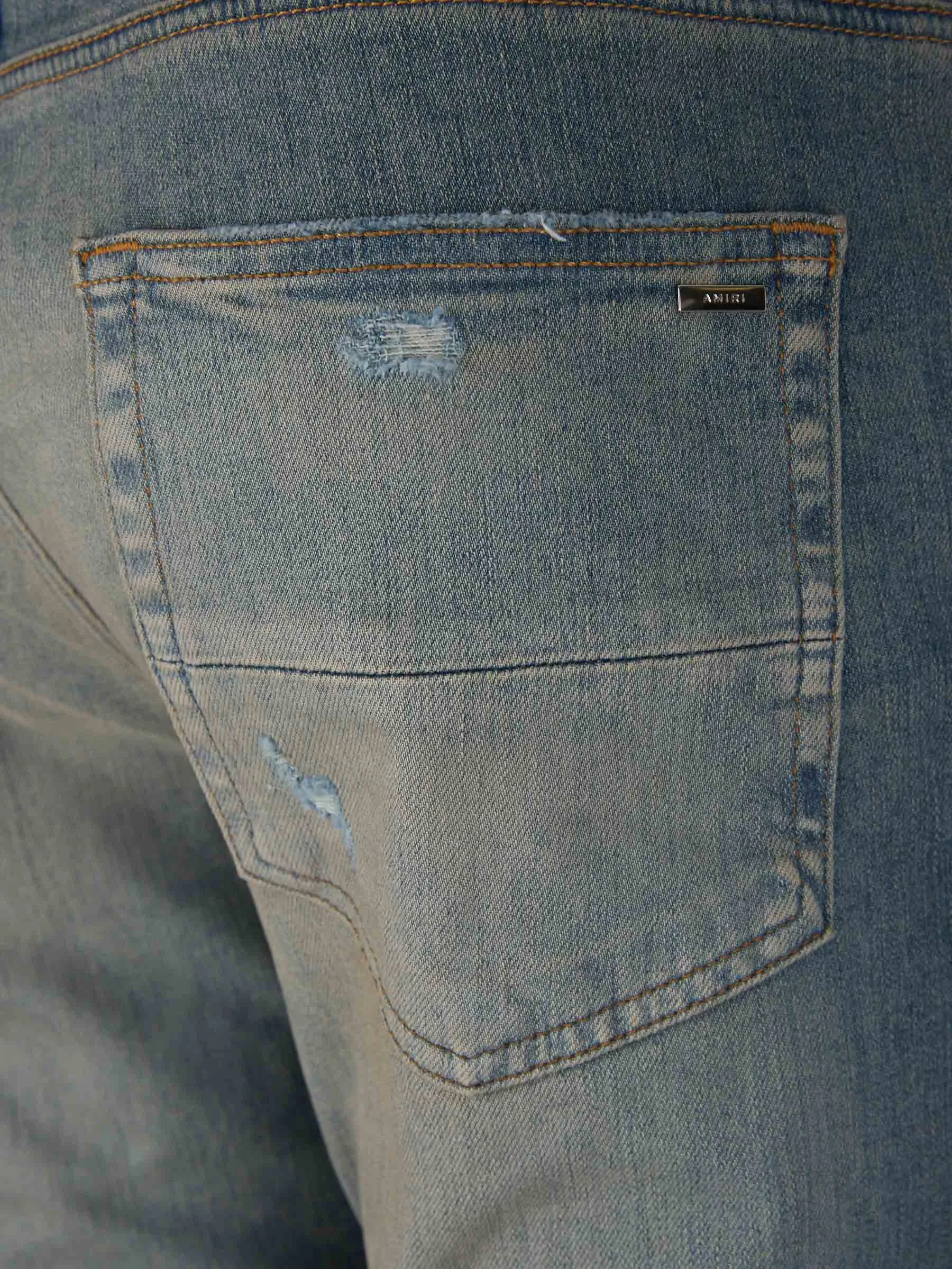 Jeans MX1 Detalles Piel