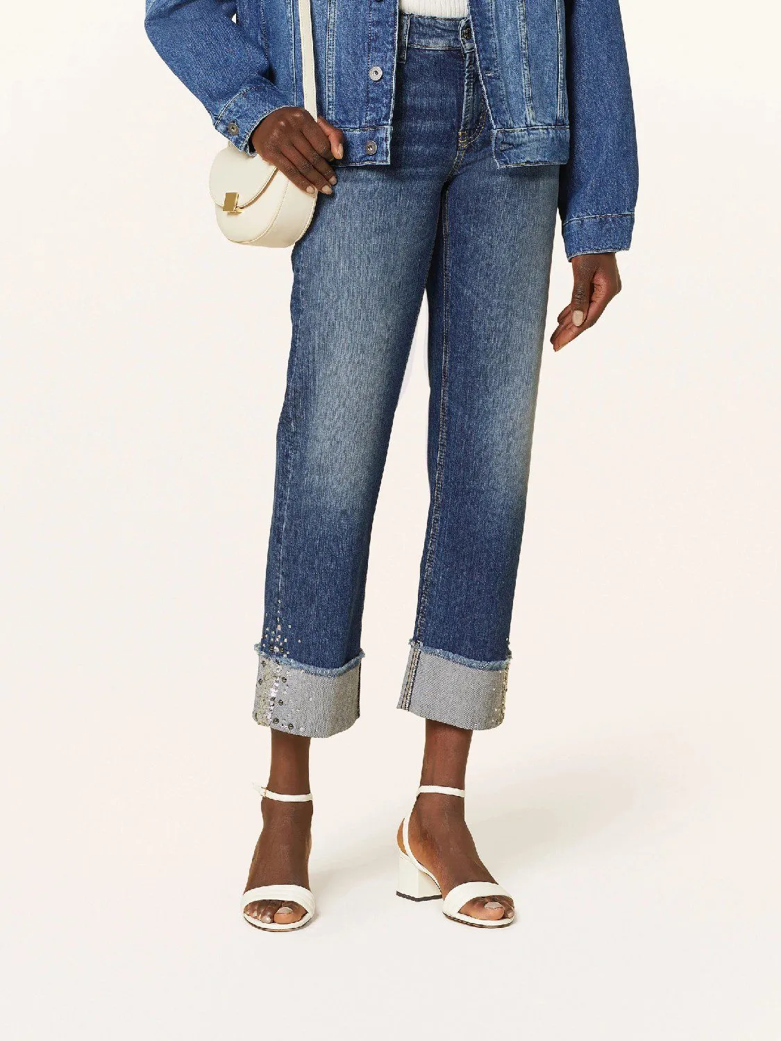 JEANS PARIS STRAIGHT VUELTA CRISTAL CAMBIO
