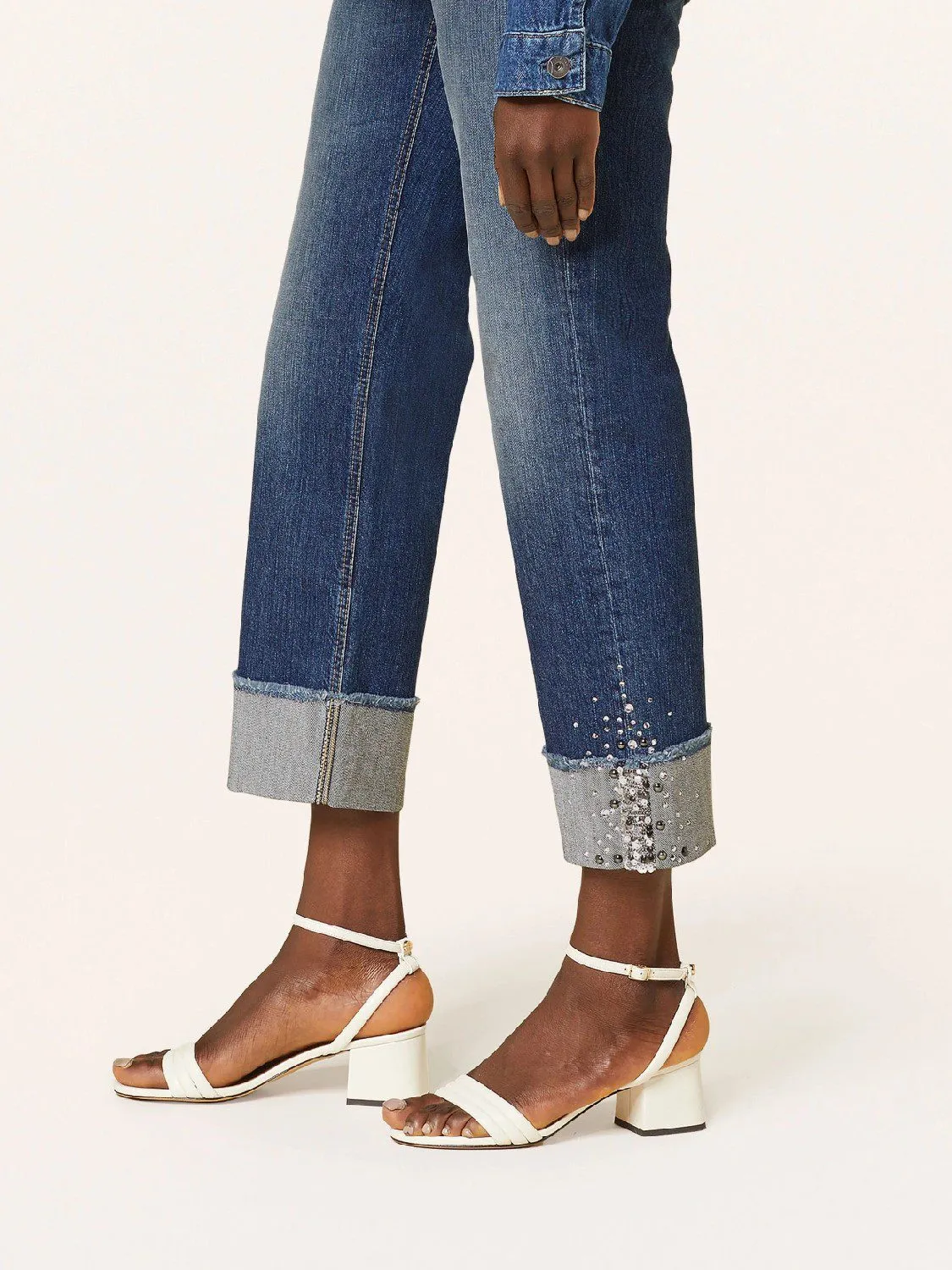 JEANS PARIS STRAIGHT VUELTA CRISTAL CAMBIO