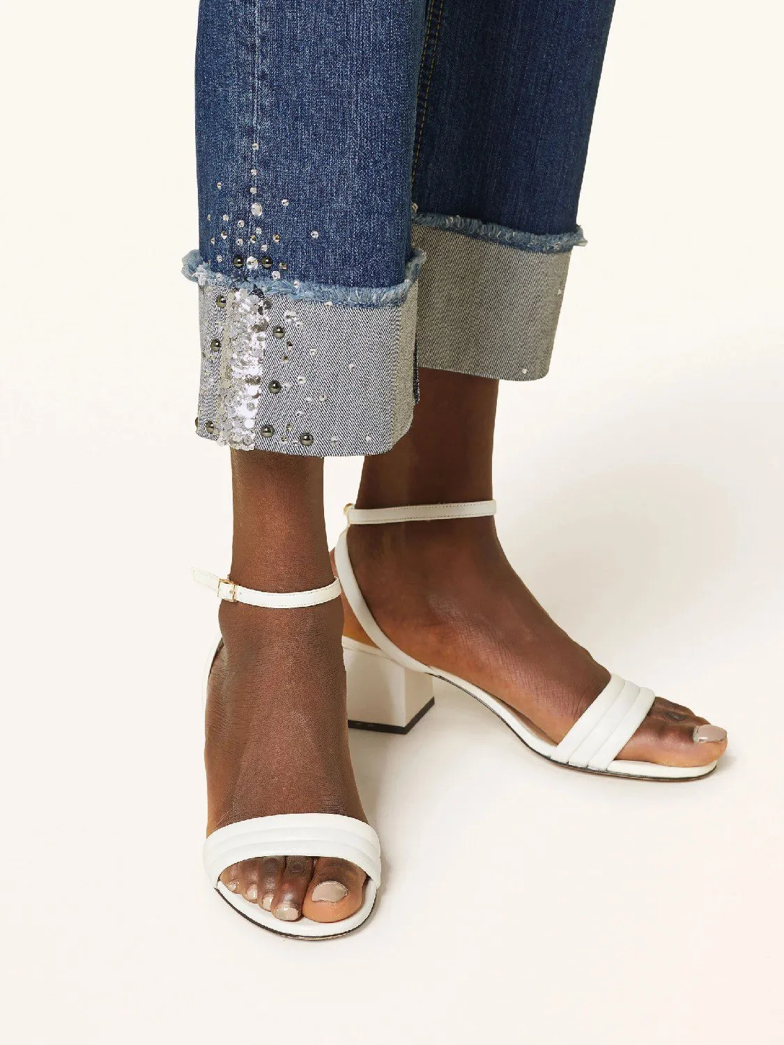 JEANS PARIS STRAIGHT VUELTA CRISTAL CAMBIO