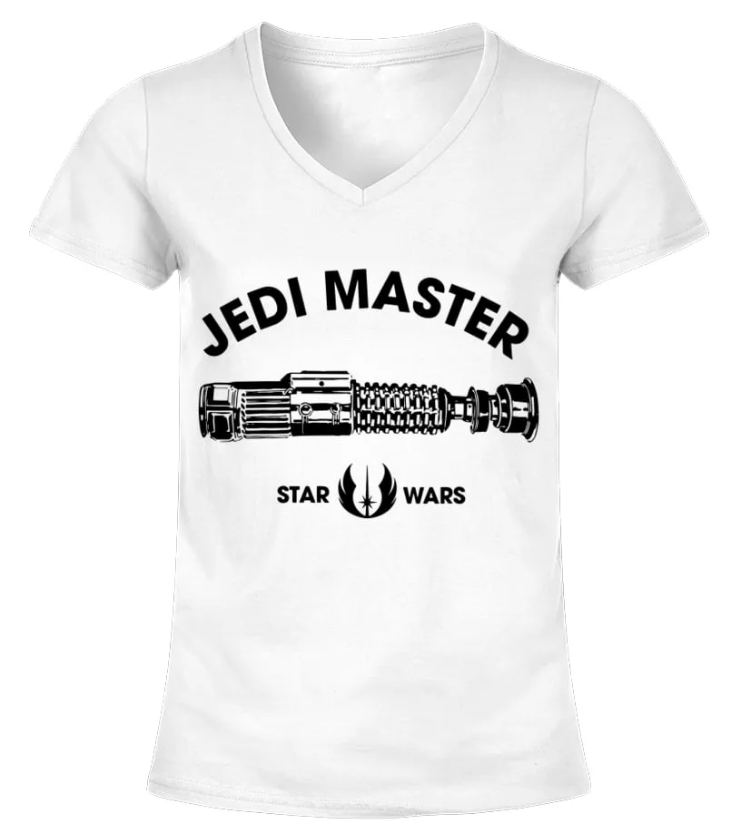Jedi Master Lightsaber Camiseta cuello pico Mujer