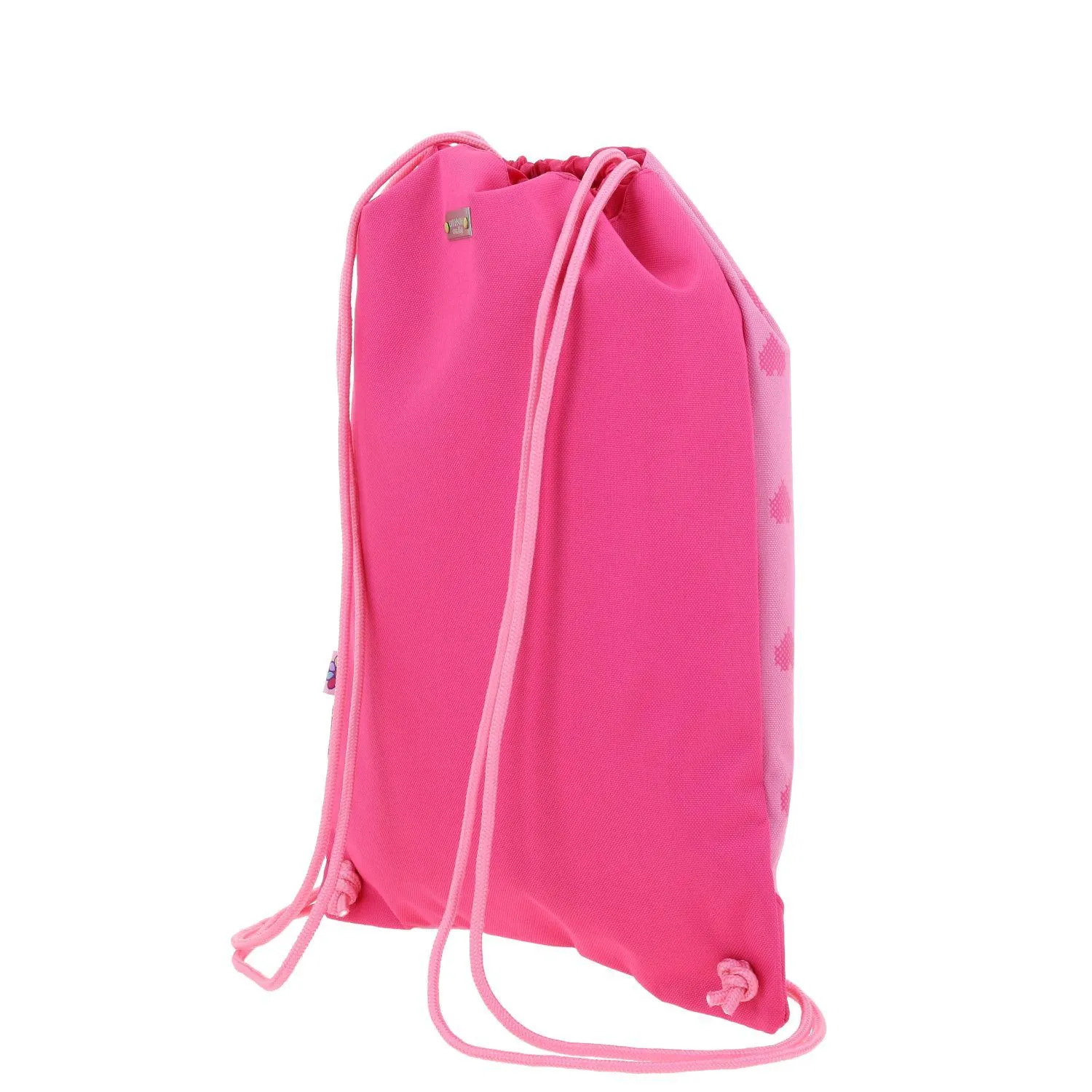 Kit Mochila Con Ruedas, Lonchera, Lapicera Y Morral Para Nia En Rosa Happy Girl By Chenson Flov