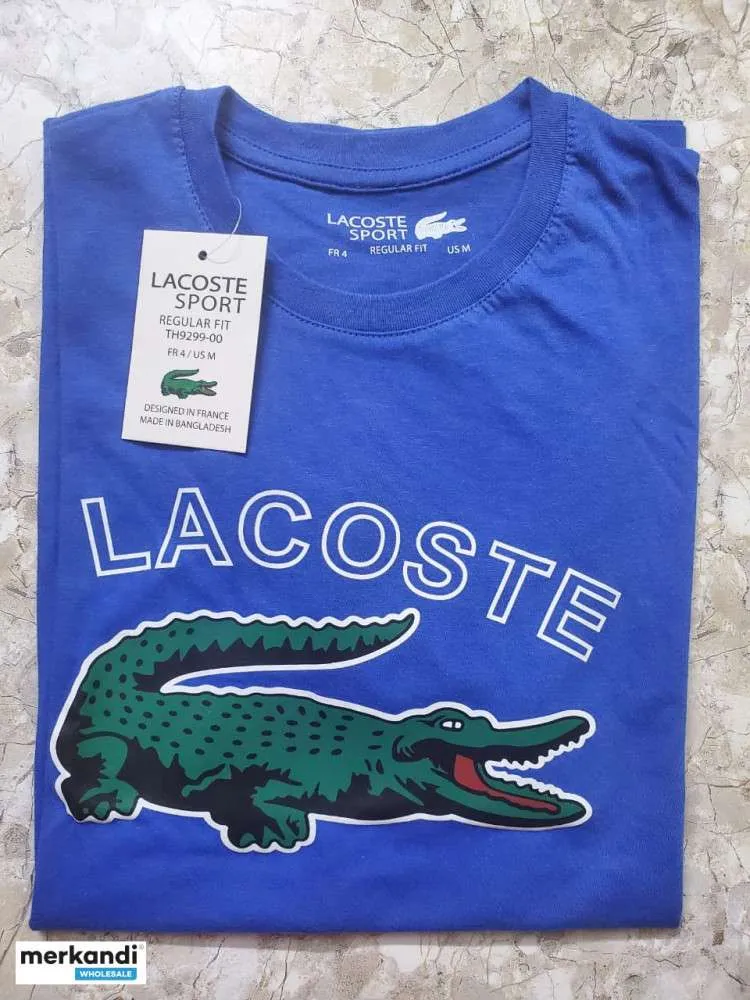 Lacoste Camisetas para hombre ofertas de acciones a precio de venta de descuento