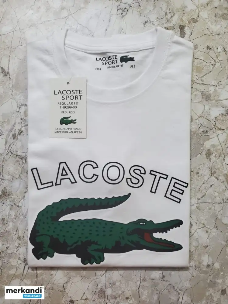Lacoste Camisetas para hombre ofertas de acciones a precio de venta de descuento