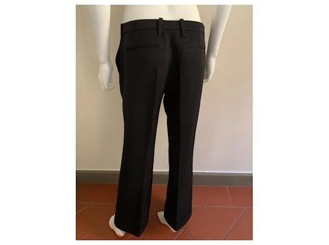 Lanvin Pantalón sastre vintage negro 