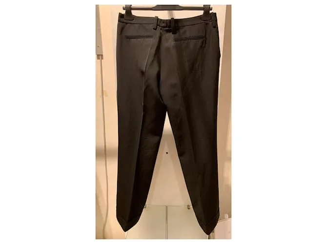 Lanvin Pantalón sastre vintage negro 
