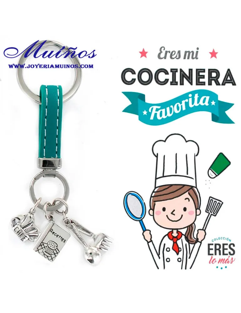 Llavero plata eres mi Cocinera Favorita