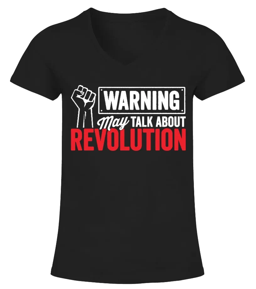 May Talk About Revolution Camiseta cuello pico Mujer