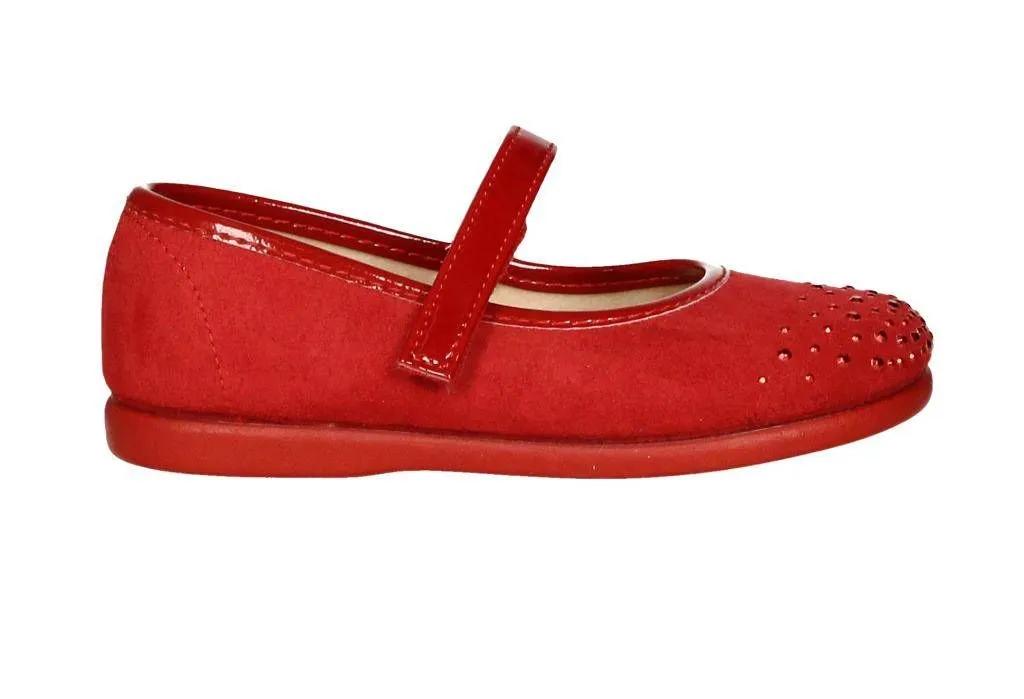 Mercedes Rojo Serratex Con Tachas