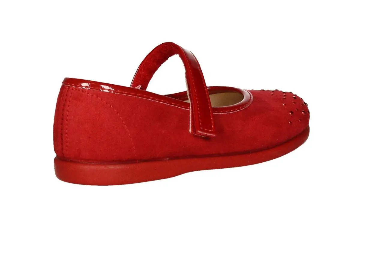 Mercedes Rojo Serratex Con Tachas
