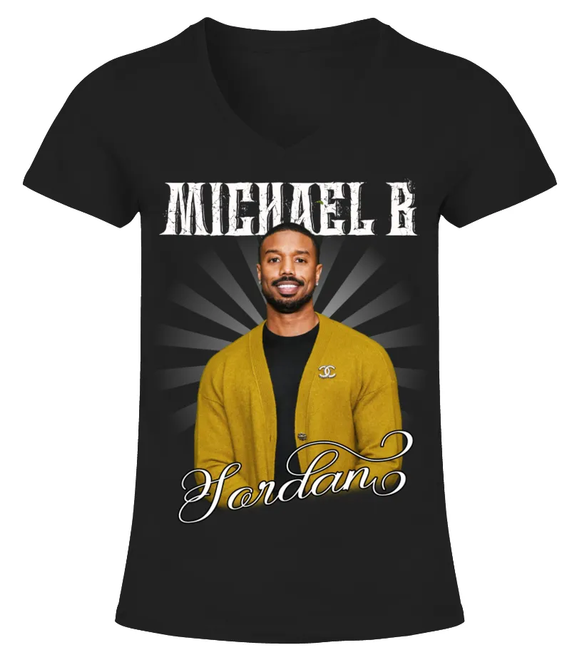 Michael B Jordan 1 Camiseta cuello pico Mujer