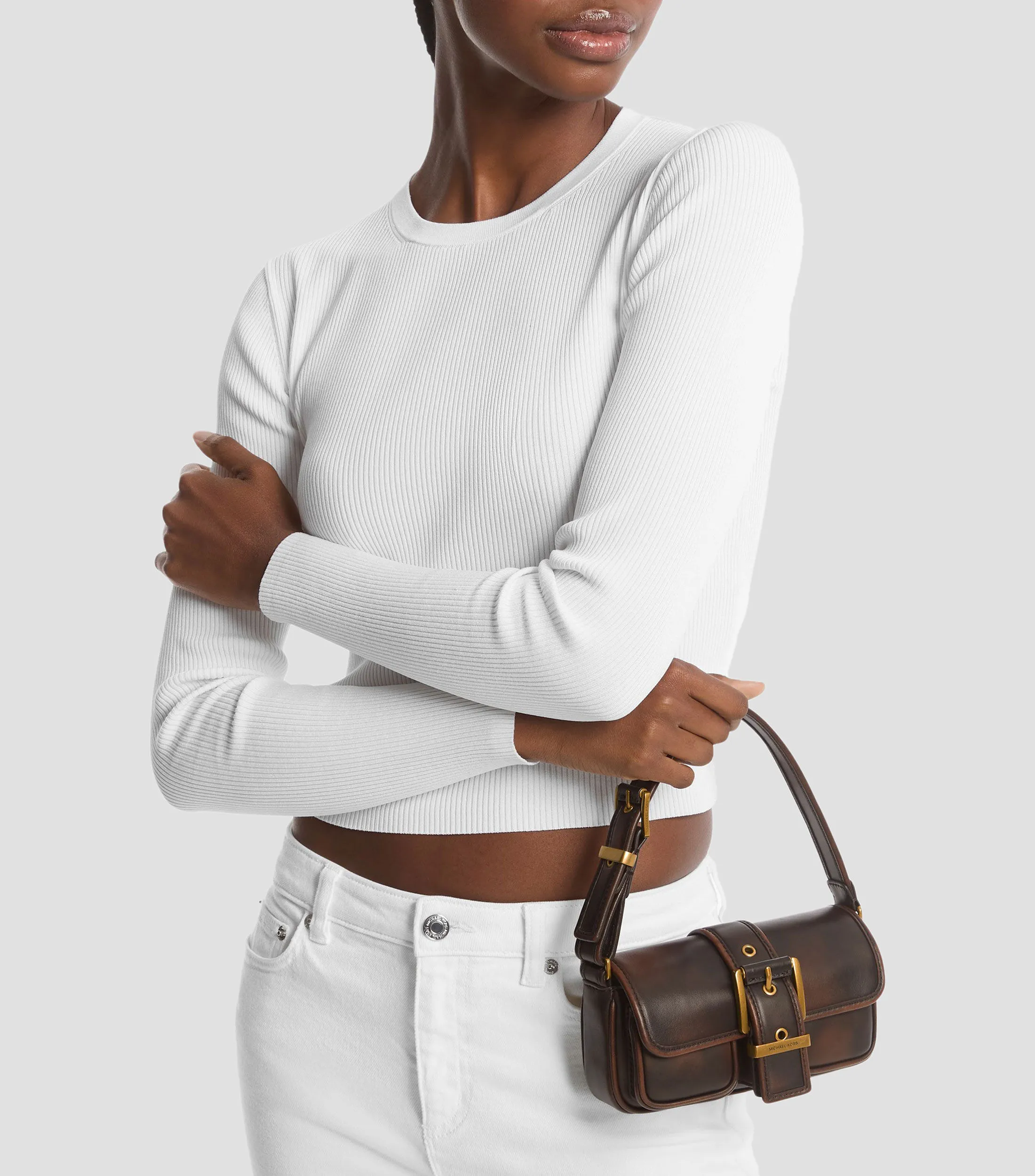 Michael Kors Bolso Crossbody en Piel con Hebilla Mujer